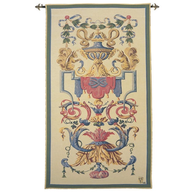 This tapestry is inspired from the wainscoting decorating the Salle des Buffets at the Chteau of Vaux-le-Vicomte in...