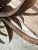 Currey & Company Vintage Tole Pineapple Five-Light Chandelier With Gilt Metal Leaves For Sale - Image 4 of 12