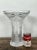 Glass Vintage Palm Tree Crystal Vase For Sale - Image 7 of 12