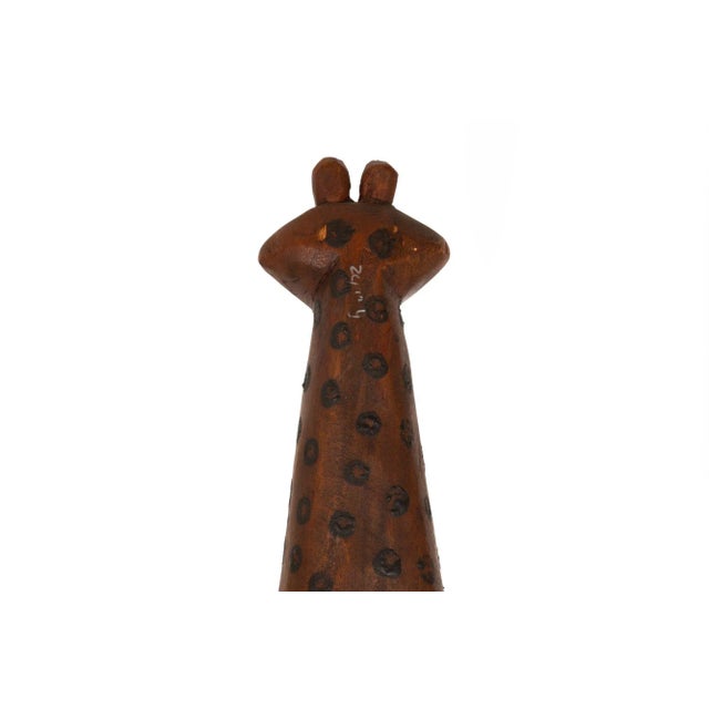 Rare American Folk Art Painted Carved Giraffe Sculpture, Pennsylvania Ca. 1850 For Sale - Image 18 of 18