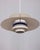 White metal chandelier, model "PH5", designed by Poul Henningsen for Louis Poulsen, 1960s. This piece has an attribution...