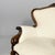 Italian Luigi Filippo Style Armchairs in Wood and White Fabric, 1930s, Set of 2 For Sale - Image 6 of 18