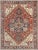 Textile Early 20th Century Antique Serapi Rug Geometric Motifs For Sale - Image 7 of 7
