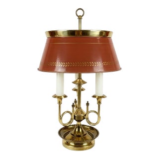 1960s Maison Janson Style Bouillotte Table Lamp For Sale