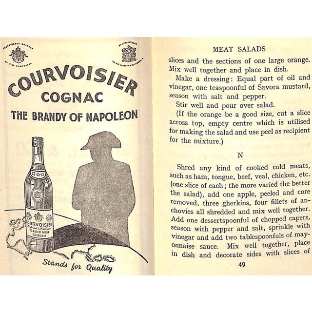 150 Hors d'Oeuvre Recipes" 1934 Baglioni, "Pin" [Of the Embassy Club] For Sale - Image 10 of 10