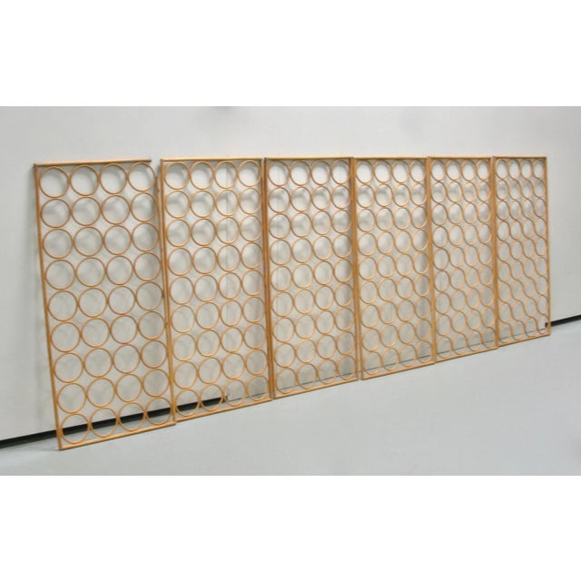 Contemporary 1960s Decorative Rattan Panels For Sale - Image 3 of 6