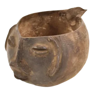 Early 20th Century African Shi Bashi Wood Pitcher