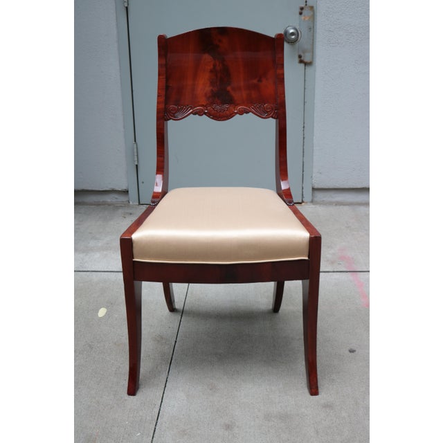 Early 19th Century Pair of Neoclassical Side Chairs For Sale - Image 14 of 18