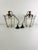 Mid-Century Modern Pendant Lamps in Brass and Murano Glass, 1950s, Set of 2 For Sale - Image 3 of 13