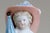 Antique Porcelain Girl with Hat, Bag, and Umbrella Figure by G. Richardi, 1870s For Sale - Image 3 of 8