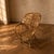 Wood Vintage Wicker Rattan Armchair with High Backrest, 1960s-1970s For Sale - Image 7 of 7