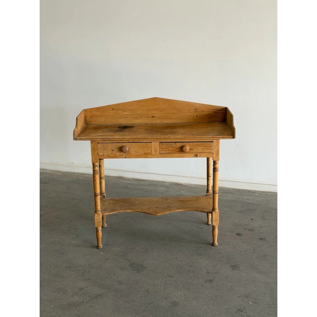 1940s 1940s Pine Console For Sale - Image 5 of 18