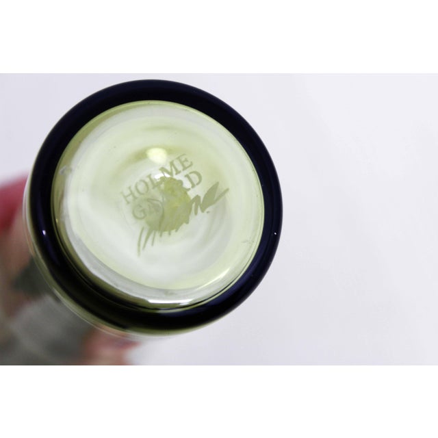 Yellow Glass Vase from Holmegaard, 1970s For Sale - Image 3 of 7