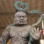 Larger than life sized antique mythical Chinese warrior "Vajra ". This famous tradition figure's duty is to deter evil and...