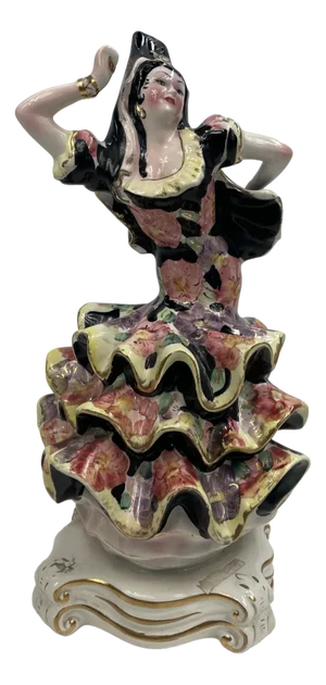 Dancer Ceramic Statue, 1940s