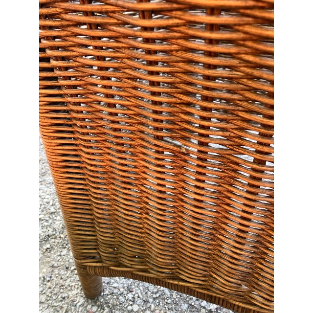 Vintage Braxton Culler Wicker Four Piece Patio Set For Sale - Image 10 of 11