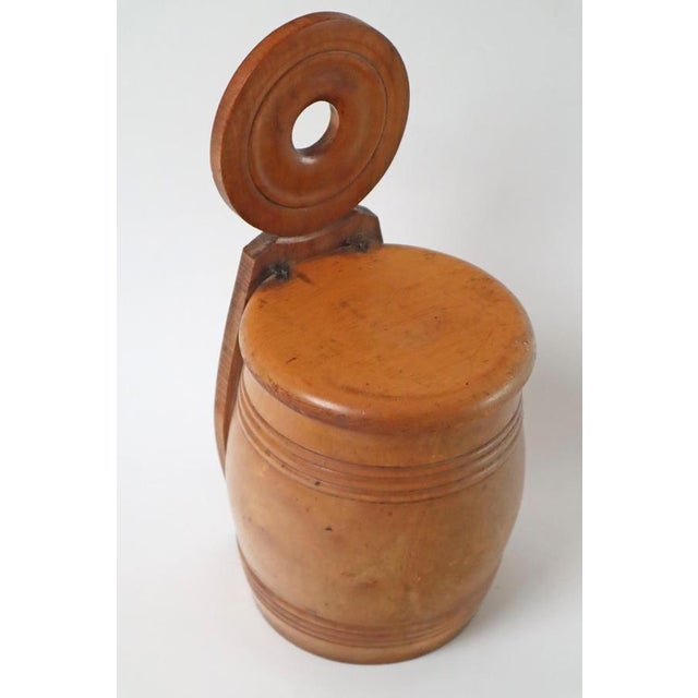 Victorian Treenware Hanging Salt Boxes, 19th Century, Set of 2 For Sale - Image 4 of 13