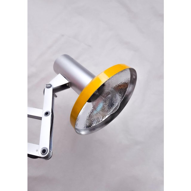 Silver Mid-Century Modern Scissor Wall Lamp from Hustadt Leuchten, Germany, 1970s For Sale - Image 8 of 12