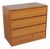 KODI----Vintage Scandinavian Modern Gentlemen's Chest Teak 3 Drawer Marked Made in Denmark For Sale