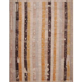 Nazmiyal Collection Tribal Geometric Contemporary Area Rug For Sale