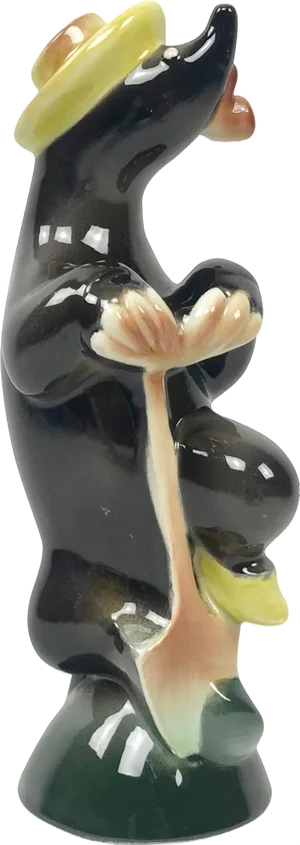 Bohemian Ceramic Mole Figure from Jichokera Bechyně, 1960s