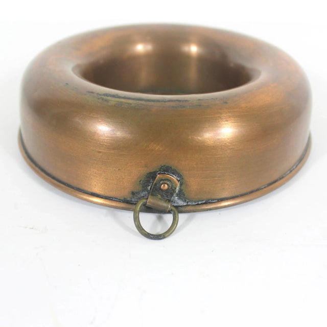 Small Vintage Copper French Style Ring Jelly Mold, Country Kitchen, Modern Farmhouse Kitchen For Sale - Image 10 of 11