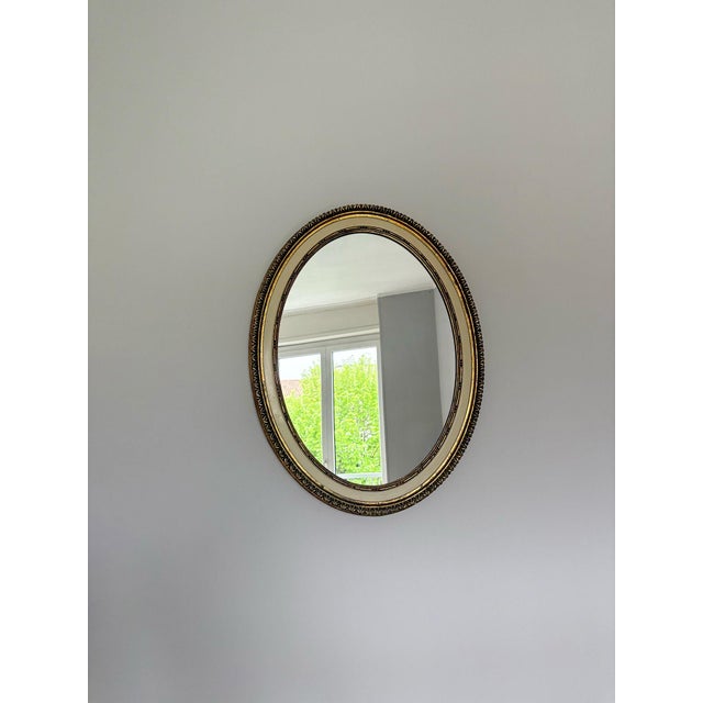 Oval Mirrors with Gilt Finishes, Italy, 1950s, Set of 2 For Sale - Image 9 of 16