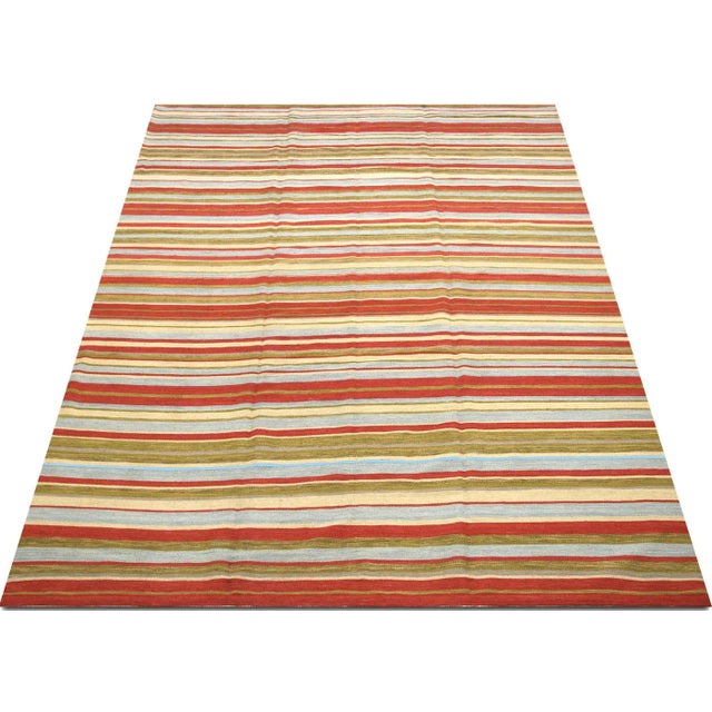 Contemporary Egyptian Kilim Rug For Sale - Image 4 of 5