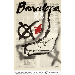 Antoni Tapies, Barcelona Poster, Lithograph For Sale