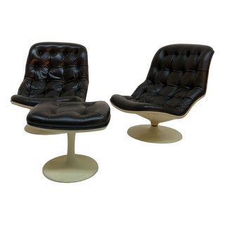 Shelby Lounge Set by Georges van Rijck for Beaufort, 1970s, Set of 3 For Sale