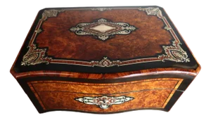 Napoleon III Marquetry and Burl Box