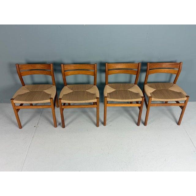 BM-1 Dining Chairs in Oak by Børge Mogensen for C.M Møbler, 1947, Set of 4 For Sale - Image 17 of 17