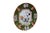 Victorian Antique Ashworth Brothers Trophies Green Ironstone Dinner Plate 10" For Sale - Image 3 of 14