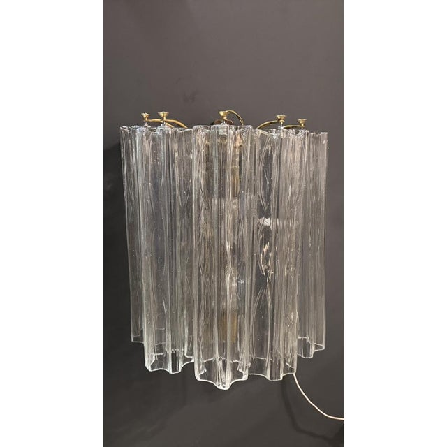 Murano Glass Tronchi Sconces, 1970s, Set of 2 For Sale - Image 4 of 6