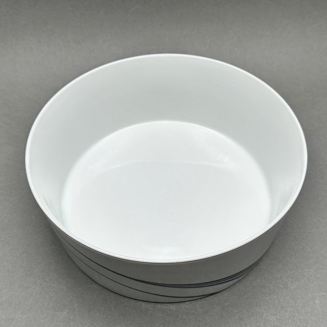 Vintage Block Spal "White Pearl" Casserole Dish Jack Prince Modernist Serving Bowl, Jewels Collection For Sale In New York - Image 6 of 8