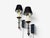 Tommi Parzinger, American Mid-Century Modern, Large Wall Sconces, Chromed Steel, Brass, Fabric, USA, 1950s Chrome Steel,...
