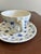 Farmhouse Late 20th Century Myott Finlandia Blue & White Teacup and Saucer For Sale - Image 3 of 10