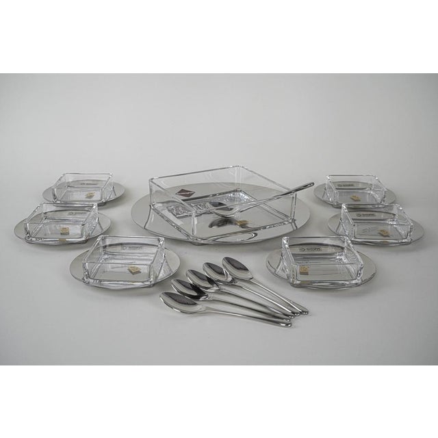 1970s Vintage Italian Dessert Set from Gottinghen, 1970s, Set of 20 For Sale - Image 5 of 10