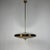 Gold Mid-Century Modern Two Tone Glass and Brass Pendant Lamp by Pietro Chiesa for Fontana Arte, Italy, 1950s For Sale - Image 8 of 10