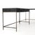 Contemporary Four Hands Trey Desk System With Filing Credenza, Black Wash Poplar For Sale - Image 3 of 11