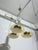 Three-Light Chandelier with Murano Glass Diffusers, Italy, 1970 For Sale - Image 8 of 13