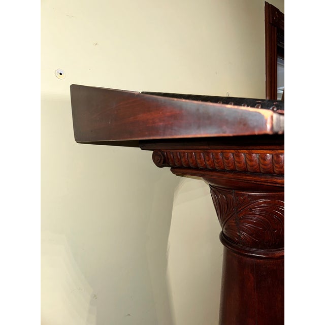 Late 19th Century Beautiful Antique Mahogany Lectern For Sale - Image 5 of 11