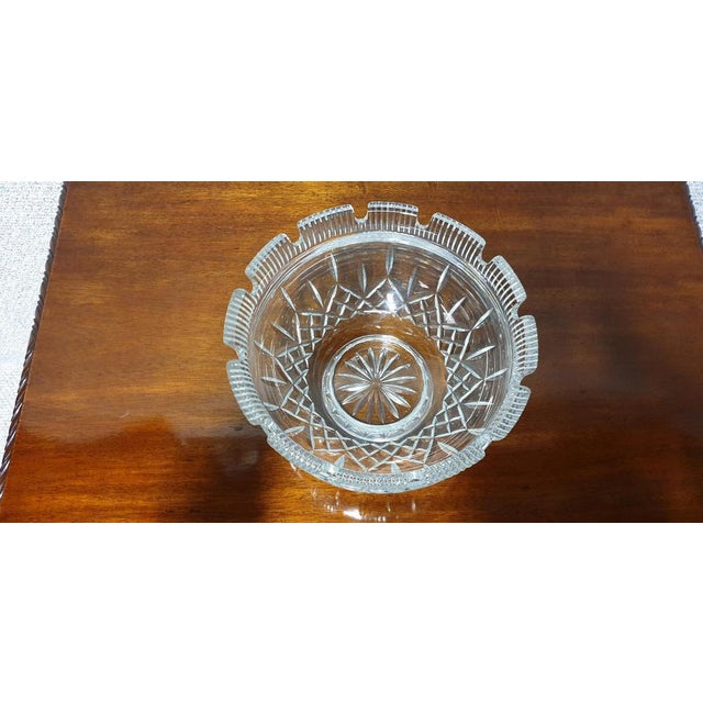 Large Lismore Castle Waterford Bowl For Sale - Image 10 of 10