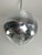 Glass Large Mirror Mosaic Disco Ball with Rotor, 1980s For Sale - Image 7 of 9