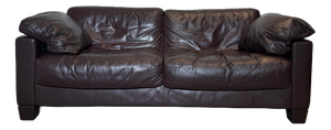 DS 17 Dark Burgundy Brown Sofa from de Sede, Set of 2
