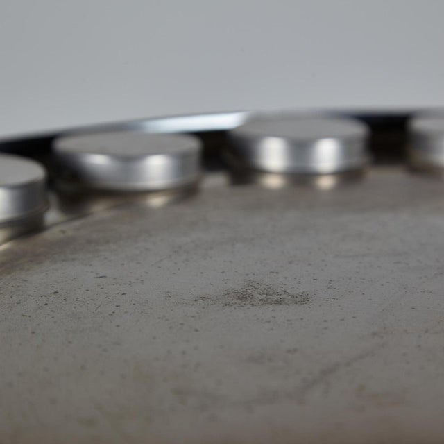 Glass and Chrome Chandelier For Sale - Image 15 of 18