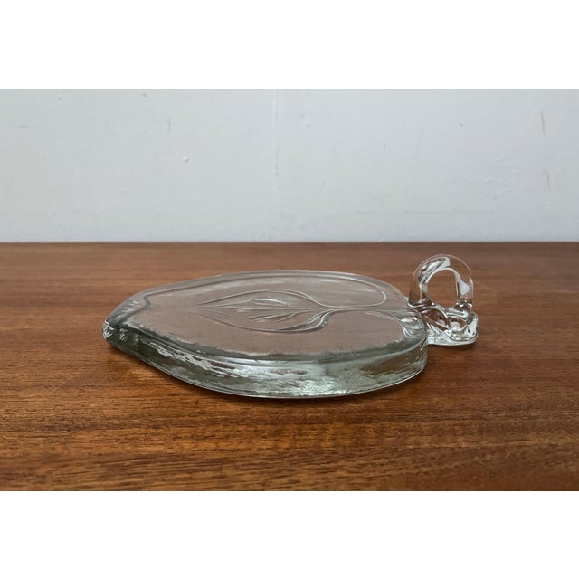 Vintage Scandinavian Heavy Glass Plate, 1970s For Sale - Image 18 of 18