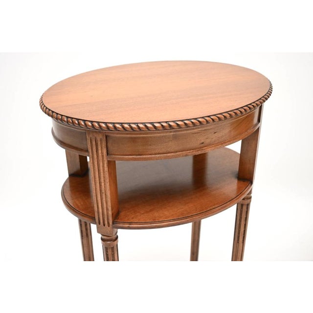 Antique Edwardian Walnut Side Tables, 1900, Set of 2 For Sale - Image 6 of 10
