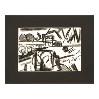 Mid Century Modern East Bay I Abstracted Landscape by Erle Loran For Sale