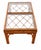 Bring timeless coastal charm to your home with this beautifully crafted vintage split bamboo and rattan coffee table...